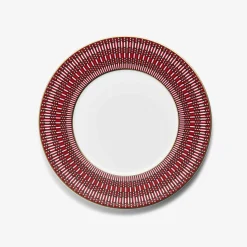 Baccarat Plates|Arcadia Red Dinner Plates, Set of 2