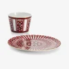 Baccarat Plates|Arcadia Tumbler & Plate Red | United States