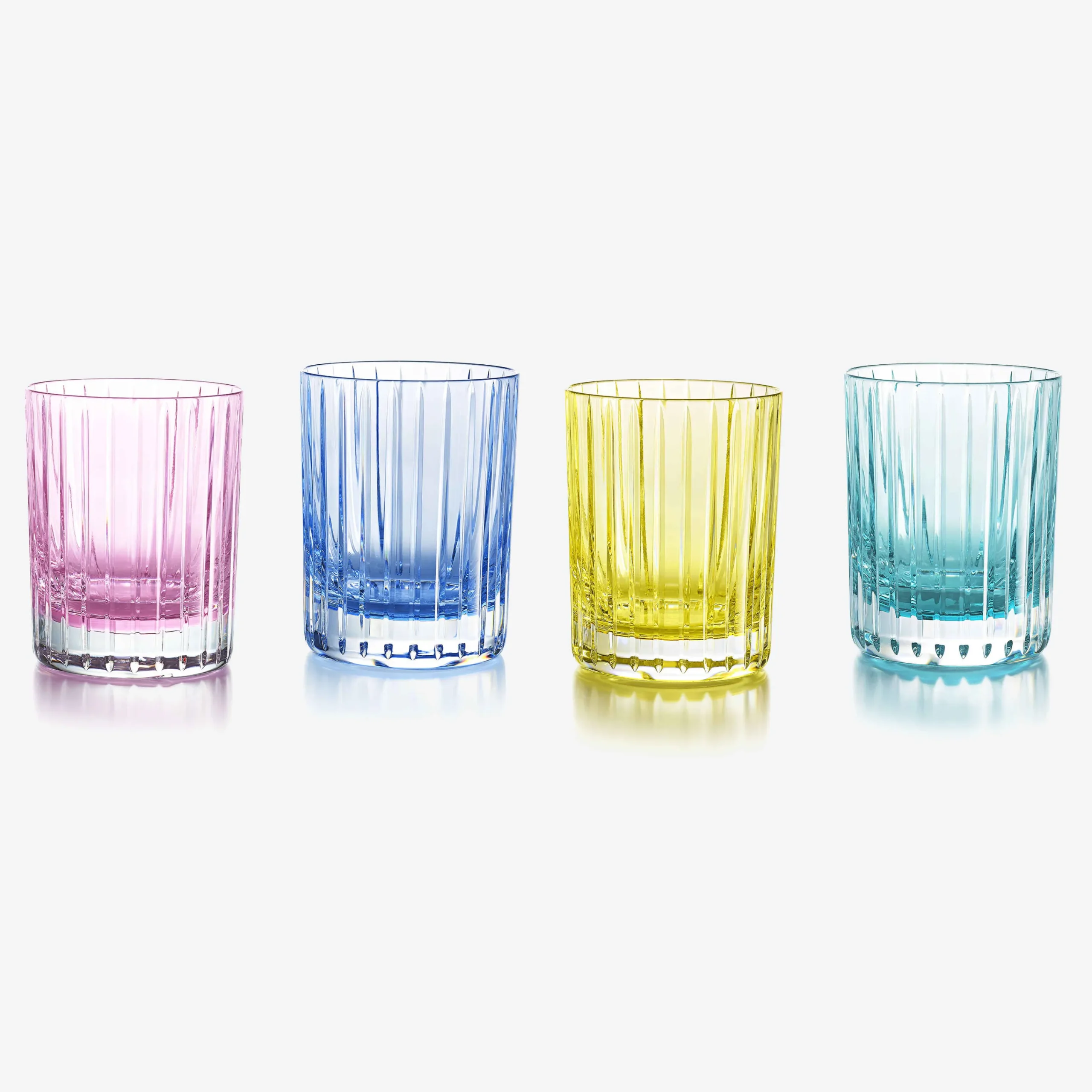 Baccarat Tumblers & Highballs|Harmonie Tumblers Colors of Joy Pastel Set