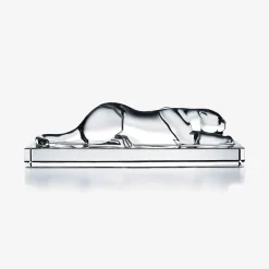 Baccarat Animal & Prestige Sculptures|Héritage Panther Sculpture
