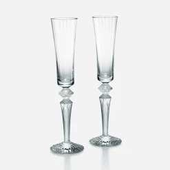 Baccarat Wine, Champagne & Water Glasses|Mille Nuits Flutissimo Flutes