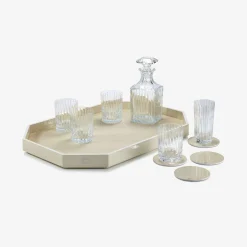 Baccarat Trays & Coasters|Octogone Tray L