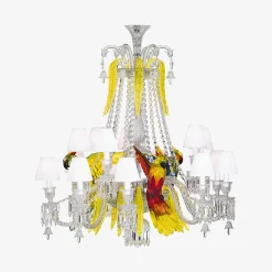 Baccarat Chandeliers|étrange Zénith Parrots Chandelier (15L)