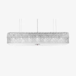 Baccarat Chandeliers|Tuile de Cristal Frozen Chandelier Rectangular M