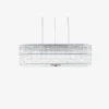 Baccarat Chandeliers|Tuile de Cristal Piccadilly Chandelier Rectangular S