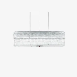 Baccarat Chandeliers|Tuile de Cristal Piccadilly Chandelier Rectangular S