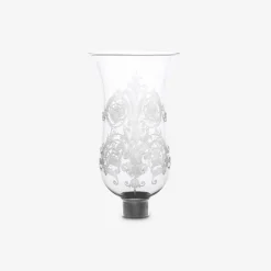 Baccarat Lighting Accessories|Tulip Hurricane Shade Flat Top Acanthus