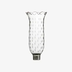 Baccarat Lighting Accessories|Tulip Hurricane Shades Scalloped Top Rice Grain