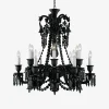 Baccarat Chandeliers|Zénith Chandelier Black (12L)