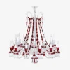 Baccarat Chandeliers|Zénith Chandelier Red (24L)