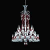 Baccarat Chandeliers|Zénith Chandelier Red (48L)