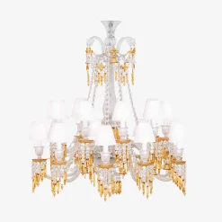 Baccarat Chandeliers|Zénith Charleston Chandelier Short (18L)