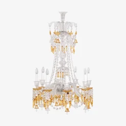 Baccarat Chandeliers|Zénith Charleston Chandelier Long (8L)