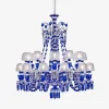 Baccarat Chandeliers|Zénith Faunacrystopolis Chandelier Blue (24L)