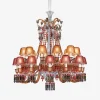 Baccarat Chandeliers|Zénith Faunacrystopolis Chandelier Pink & Champagne (24L)
